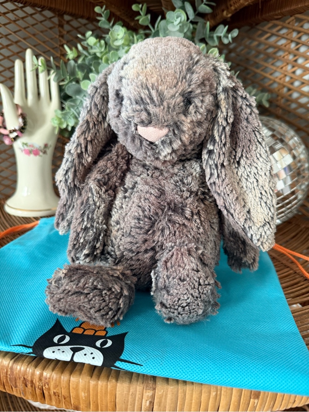 Jellycat - Bashful Woodland Bunny - Comes with Dust Bag